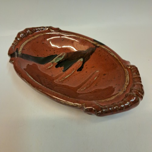 Click to view detail for #241105 Soap Dish Red/Black $9.50